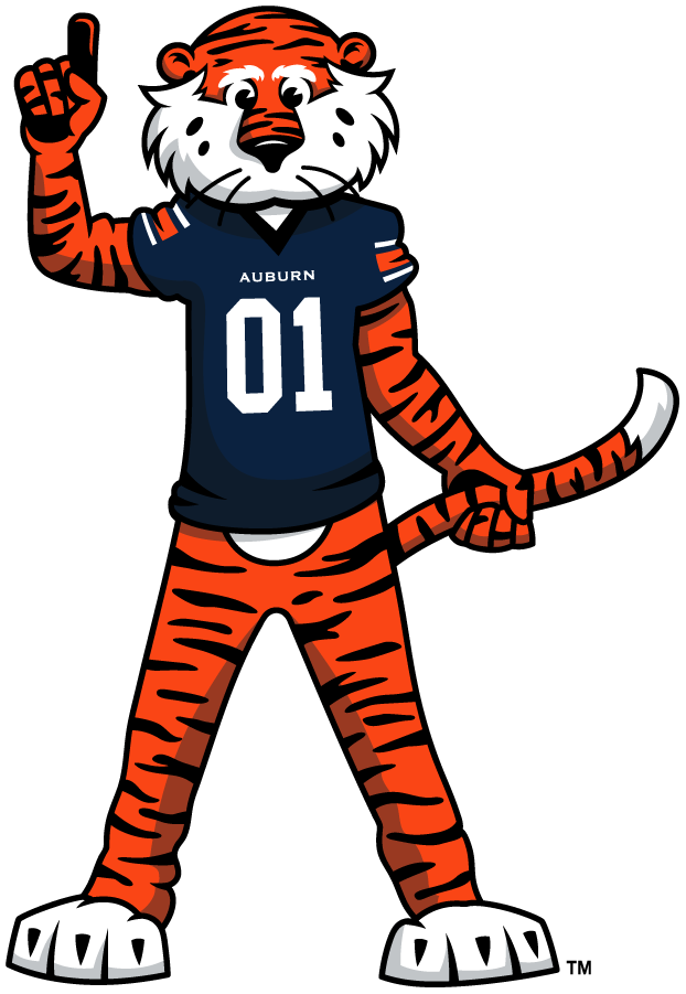 Auburn Tigers 2021-Pres Mascot Logo v3 diy iron on heat transfer